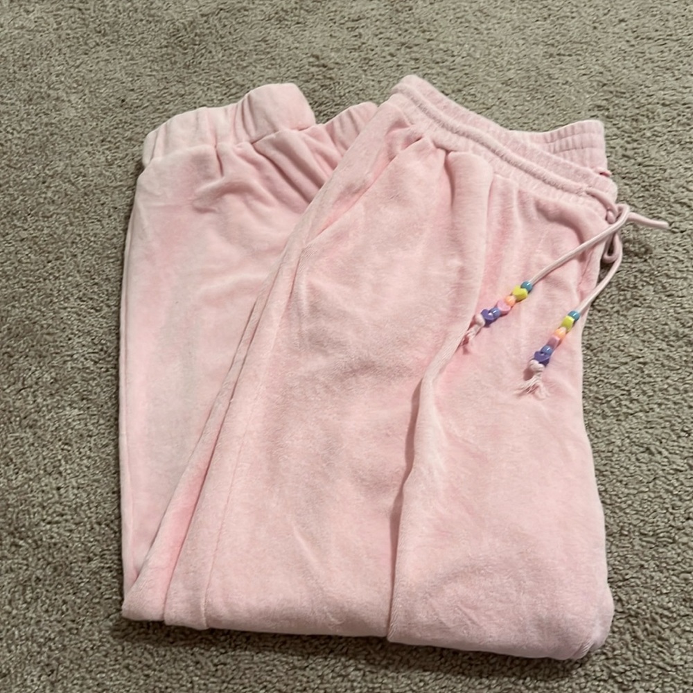 Stoney Clover for Target, Terry cloth jogger, pants, size medium, pink